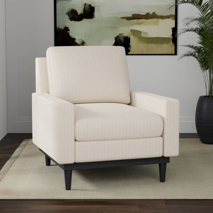 D4082 Ivory Bria Fabric Charlotte Fabrics