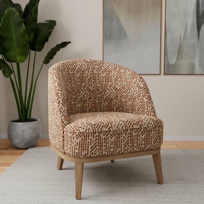 Terracotta Fabric D4114 Charlotte Fabrics