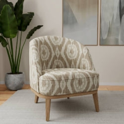 D4137 Coffee Fabric D4137 Charlotte Fabrics