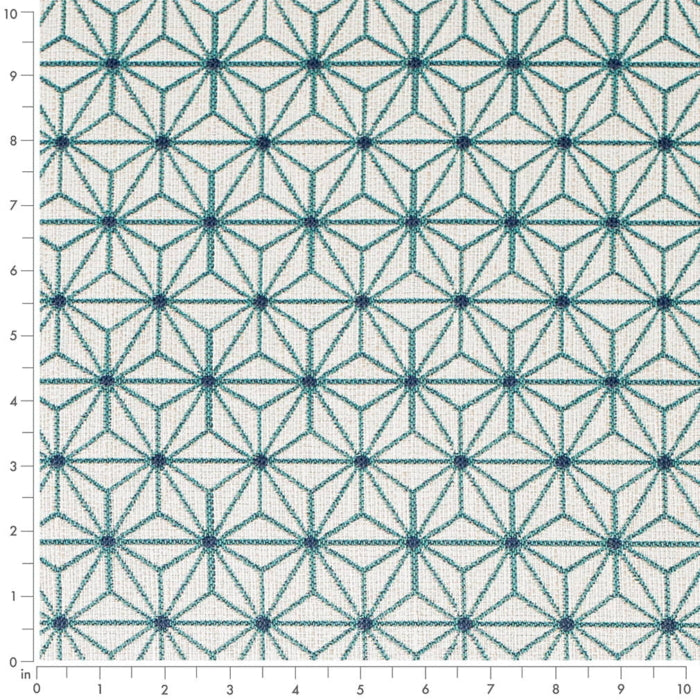 D4314 Lagoon Fabric Charlotte Fabrics