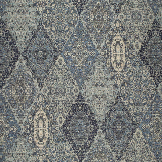 D4398 Cobalt Fabric Charlotte Fabrics