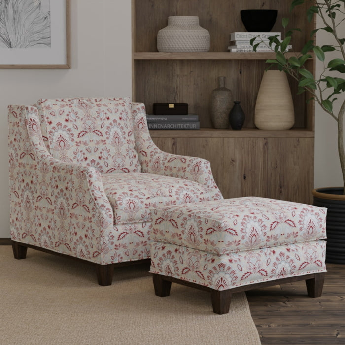 Felicity Cardinal Fabric D4433 Charlotte Fabrics