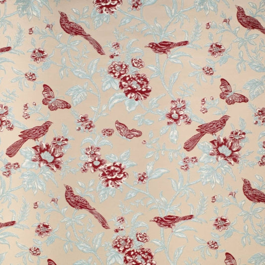 Eden Cardinal Fabric D4447 Charlotte Fabrics