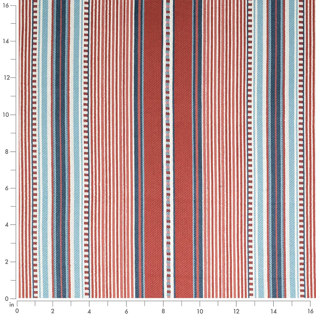 Terrace Poppy Fabric D4564 Charlotte Fabrics
