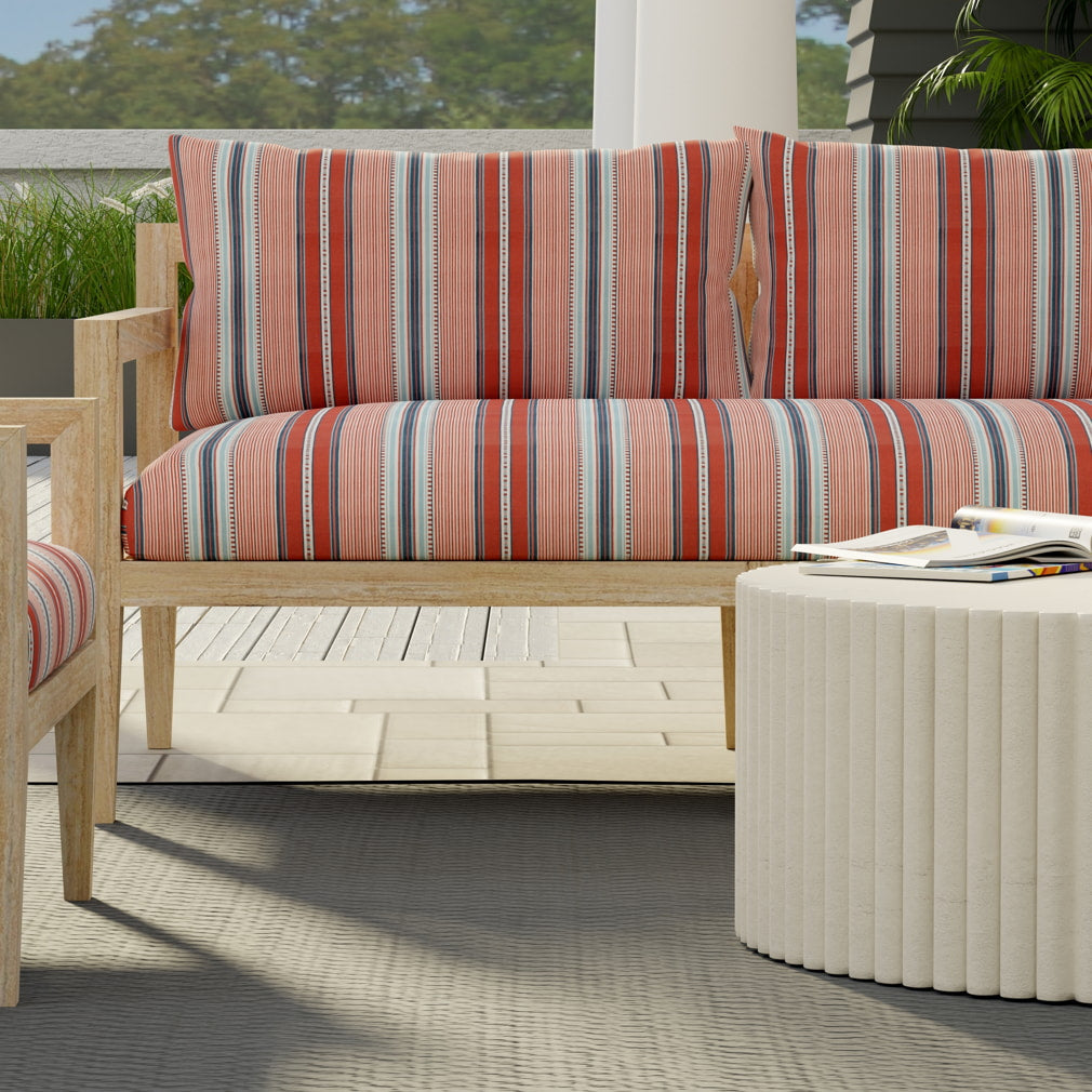 Terrace Poppy Fabric D4564 Charlotte Fabrics