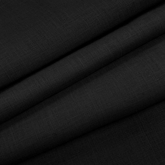 EMMA LINEN BLACK Magnolia Fabrics
