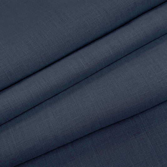 EMMA LINEN BLUE Magnolia Fabrics