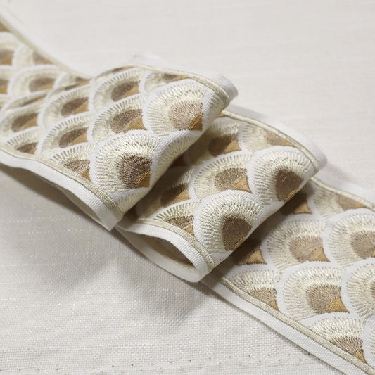 FANNY EMB TAPE QUARTZ Magnolia Fabrics