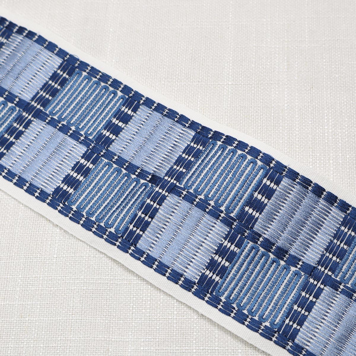 FENCI EMB TAPE BLUES Magnolia Fabrics