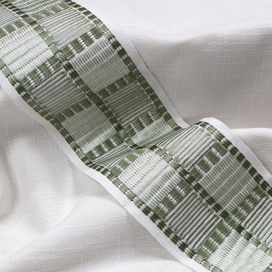 FENCI EMB TAPE THYME Magnolia Fabrics