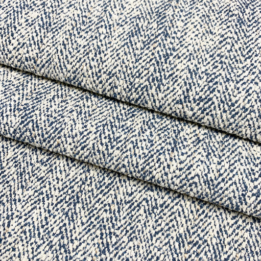 HERRING NAVY Magnolia Fabrics