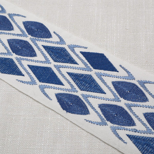 IKATA EMB TAPE BLUES Magnolia Fabrics