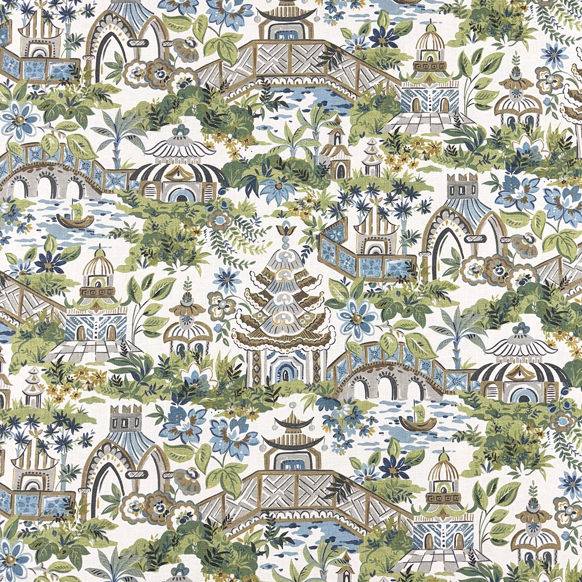 KYOTO BLUEGREEN Magnolia Fabrics