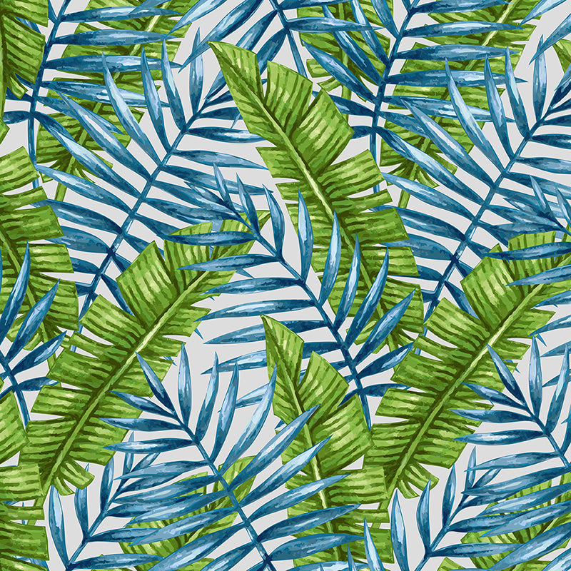 OD-LEAVES AQUA Mag Fabrics