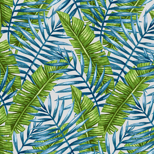 OD-LEAVES AQUA Mag Fabrics