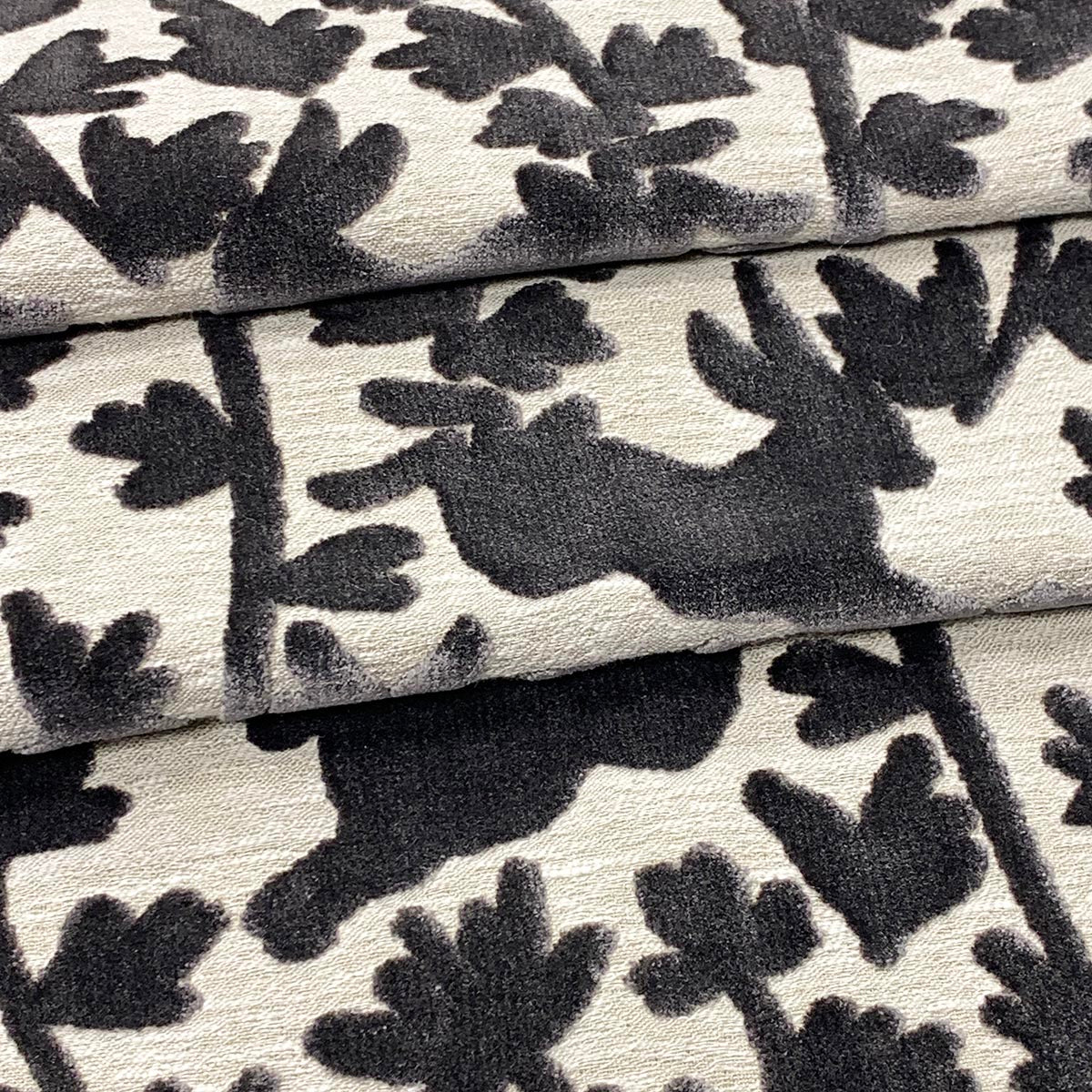 THUMPER CHARCOAL Mag Fabrics