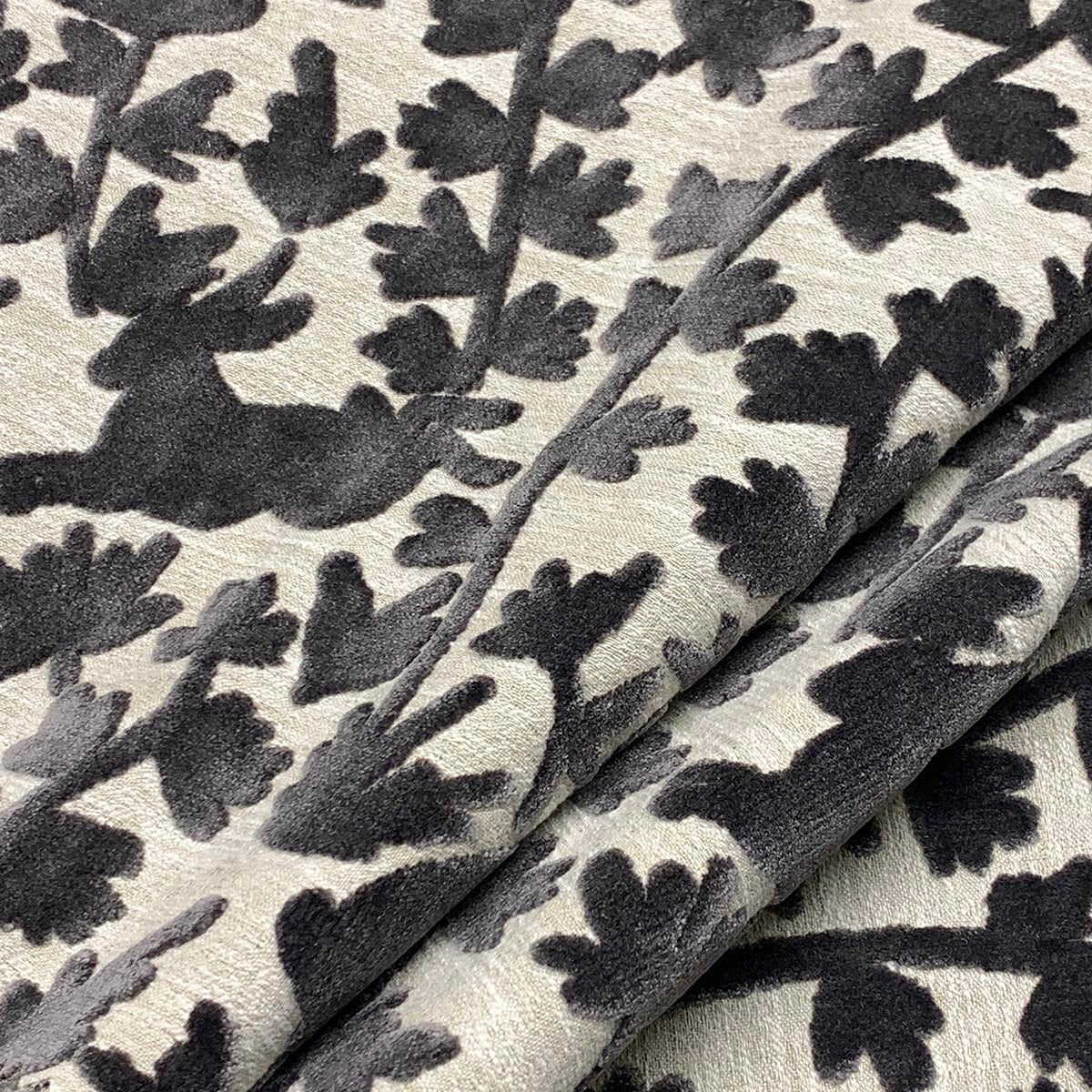 THUMPER CHARCOAL Mag Fabrics