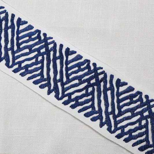TRELLI EMB TAPE MARINE Mag Fabrics